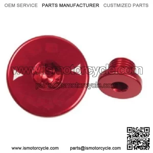 Billet Aluminum Engine Plug Kit Plugs Red HONDA TRX300EX TRX400EX TRX450R