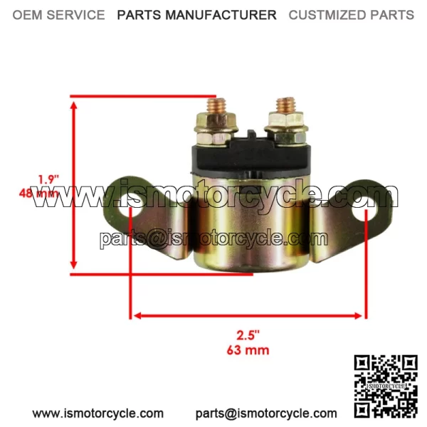 Starter Solenoid Relay for Polaris  Sportsman 800 2007-2012 For: Polaris Sportsman 800 - Image 2