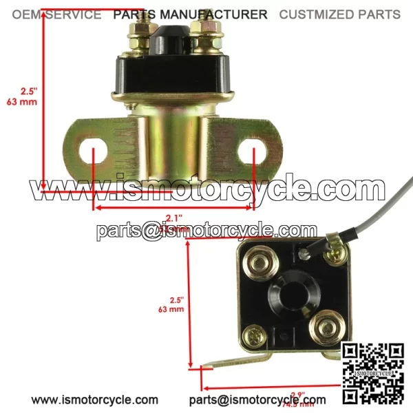 Polaris Scrambler 500 1997-2002 Starter Solenoid Relay - Image 2