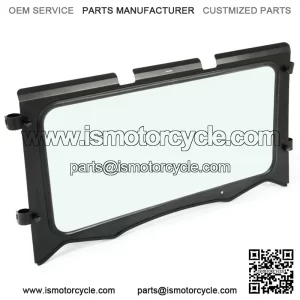 Full Clear Glass Windshield Steel For 2016-2022 KAWASAKI KRF800 TERYX/TERYX4 For: More than one vehicle