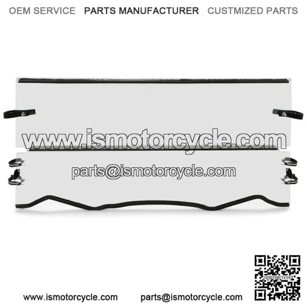 Clear Flip Fold Windshield For Kawasaki Teryx / Teryx4 800 4x4 2022 2023 For: More than one vehicle