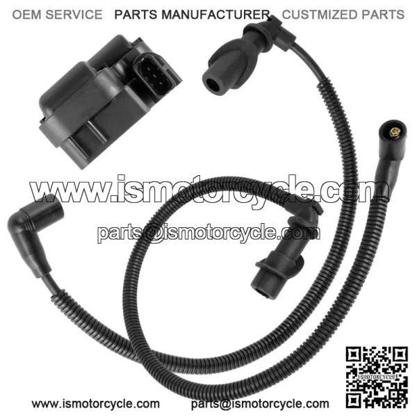 Ignition Coil w/ Spark Plug Wire 59.3 / 47 cm For Polaris Sportsman 800 EFI 2005 For: Polaris Sportsman 800 - Image 4