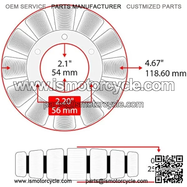 Stator Regulator Flywheel Compatible with Suzuki LT-A400 LTA400 Eiger 400 2x4 4X4 Auto 2002-2007 - Image 4