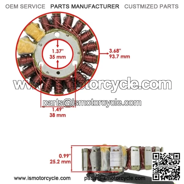 Stator & Gasket for Honda TRX450 TRX450R 2004 2005 Magneto - Image 2