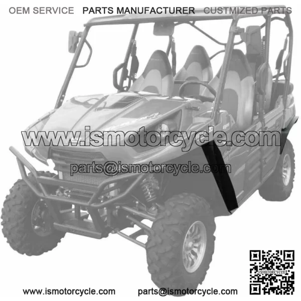 Super Max Fender Flares for 2012-24 Kawasaki Teryx & Teryx S 4 seat For: Kawasaki Teryx4 800