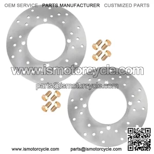 2 Rear Disc w/ Stud Bolt fits Polaris Sportsman 800 4x4 2007 2008 2009 2010 2011 For: Polaris Sportsman 800