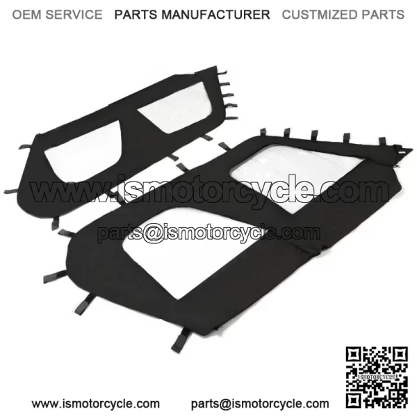 Soft Upper Door Enclosure Set  For 2012-2021 Kawasaki Teryx4 4 seat UTV models For: Kawasaki Teryx4 800 - Image 2