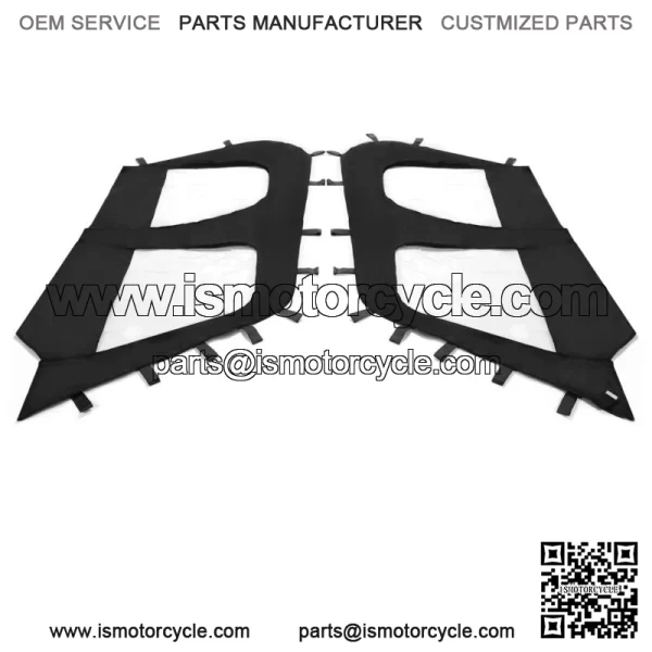 Soft Upper Door Enclosure Set  For 2012-2021 Kawasaki Teryx4 4 seat UTV models For: Kawasaki Teryx4 800 - Image 4