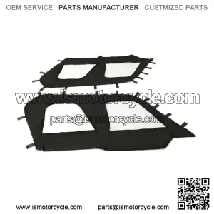 Soft Upper Door Enclosure Set For 2012-2021 Kawasaki Teryx4 4 seat UTV models For: Kawasaki Teryx4 800