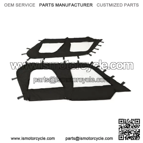 Soft Upper Door Enclosure Set For 2012-2021 Kawasaki Teryx4 4 seat UTV models For: Kawasaki Teryx4 800