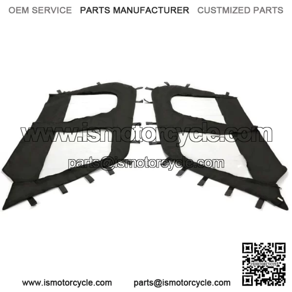 Soft Upper Door Enclosure Set For 2012-2021 Kawasaki Teryx4 4 seat UTV models For: Kawasaki Teryx4 800 - Image 3