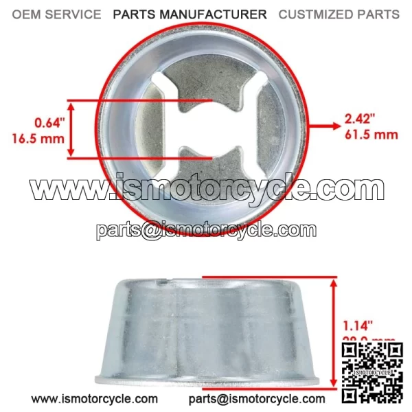 M127351 Mower Deck Deflector for John Deere 1438GS 1542GS 1642HS S1642 - Image 2