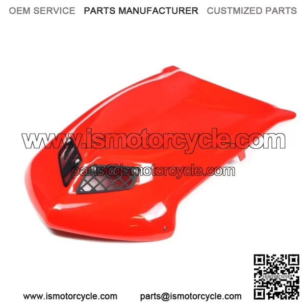 FourWerx TRX450R A58 Red Plastic Hood - Honda TRX 450R FourWerx Carbon - Image 2