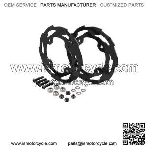 For Yamaha YFZ450R ATV Rear Dual Sprocket Guard Chain Cover Protection 2009-2023