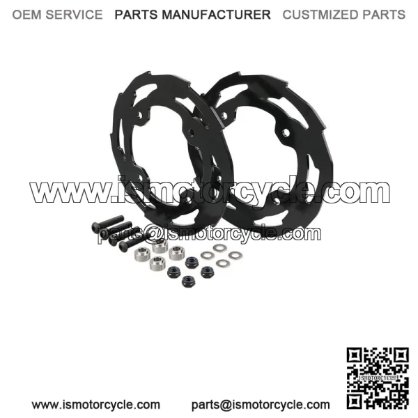 For Yamaha YFZ450R ATV Rear Dual Sprocket Guard Chain Cover Protection 2009-2023