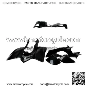 POLISPORT Plastic Kit Yamaha yfz450 2004-2014 BLACK 90074