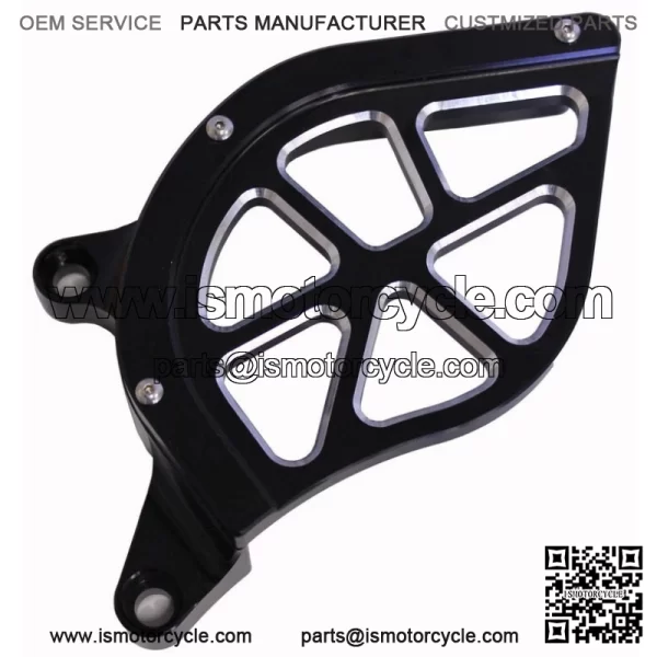 YAMAHA YFZ 450R, 450X ENGINE CASE SAVER & FRONT SPROCKET COVER 2009-2024 BLACK - Image 2
