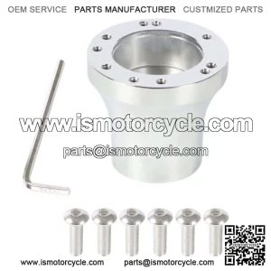 For Club Car DS Golf Cart Steering Wheel Hub Adapter 5/6 Hole 1985+ New Chrome