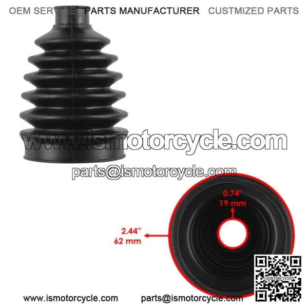 Front Axle Outer Inner CV Boot Kit for Polaris Sportsman 570 EFI 2014-2017 For: Polaris Sportsman 570 - Image 2