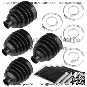 2 Rear Axle Inner Outer Boot Kit Fits Polaris Sportsman 570 14-17 / 570 6x6 2017 For: Polaris Sportsman 570