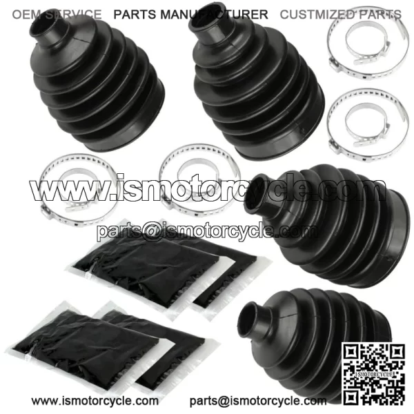 2 Rear Axle Inner Outer Boot Kit Fits Polaris Sportsman 570 14-17 / 570 6x6 2017 For: Polaris Sportsman 570 - Image 4