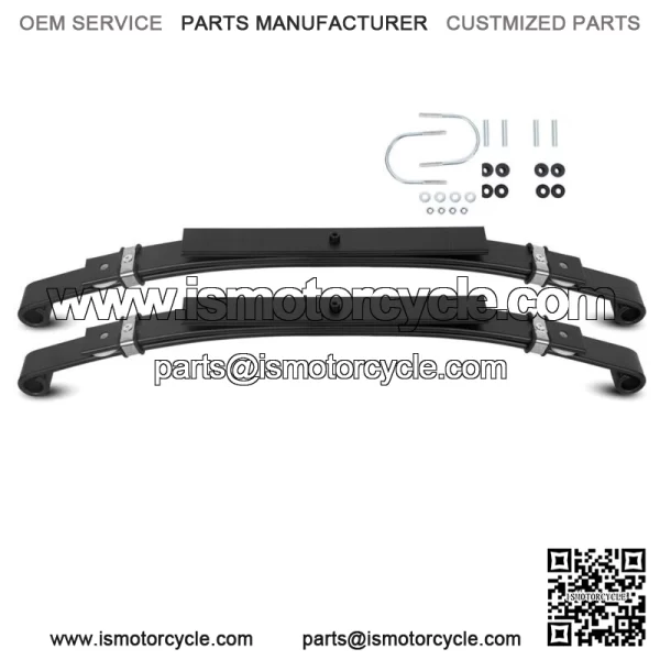 Set of 2 Rear Leaf Heavy Duty Springs For Club Car DS Golf Cart 1981+
