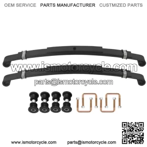Heavy Duty Rear Leaf Springs for EZGO TXT 1996-2013 Golf Cart Set of 2