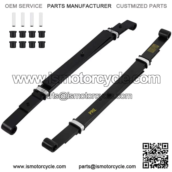 Heavy Duty Leaf Springs for Club Car Precedent Golf Cart 4 Leafs Rear set of 2