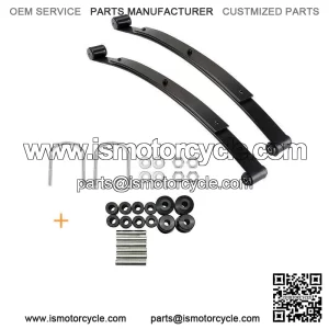 Heavy Duty Golf Cart Rear Leaf Spring Kit 2 Leaf  For EZGO RXV 2008+, Set of 2