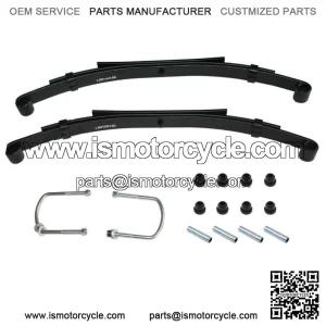 Pair2 Dual Action Rear Heavy Duty Leaf Springs Set For Club Car DS Golf Cart
