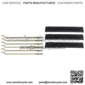 Fit for 1981-2013 Club Car DS Golf Cart Battery Hold Down Retainer Plate Rod Kit