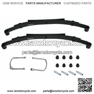 For Club Car DS Golf Cart Rear Heavy Duty Springs Kit Bushings & Sleeves Pair2