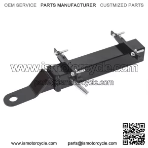 For Club Car Ezgo Yamaha Black Golf Cart Trailer Hitch Fits on Backseat Footrest