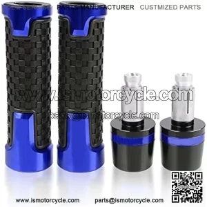7/8 Motorcycle Grips Handlebars Hand Grips 7/8" 22mm Motorcycle Anti-Skid Handles Grips Grips Handlebar Cap for Yamaha FZR400 1988 1989 1990 2001 2009 2015 2019 FZR 400 Motorcycle Grips