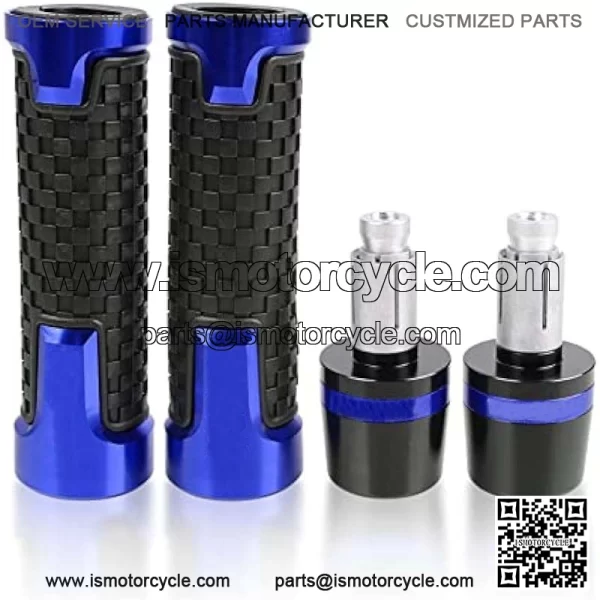 7/8 Motorcycle Grips Handlebars Hand Grips 7/8" 22mm Motorcycle Anti-Skid Handles Grips Grips Handlebar Cap for Yamaha FZR400 1988 1989 1990 2001 2009 2015 2019 FZR 400 Motorcycle Grips