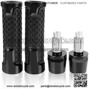 7/8 Motorcycle Grips Handlebars Hand Grips 7/8" 22mm Motorcycle Anti-Skid Handles Grips Grips Handlebar Cap For YAMAHA FZR400 1988 1989 1990 2001 2009 2015 2019 FZR 400 Motorcycle Handlebar Grips