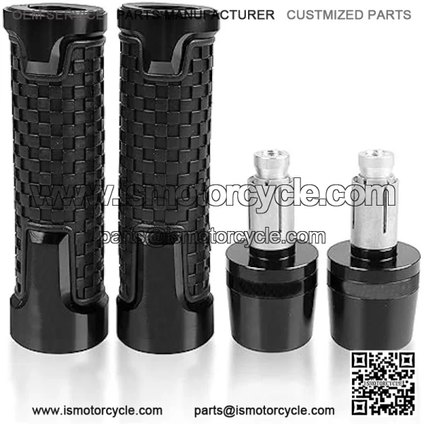 7/8 Motorcycle Grips Handlebars Hand Grips 7/8" 22mm Motorcycle Anti-Skid Handles Grips Grips Handlebar Cap For YAMAHA FZR400 1988 1989 1990 2001 2009 2015 2019 FZR 400 Motorcycle Handlebar Grips