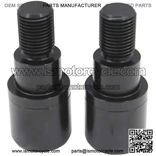 Bar Ends, Bar End Caps, with Hex Key Compatible with Yamaha MT-07 MT-09 MT-10 XSR700 CNC Aluminum Black - Image 3