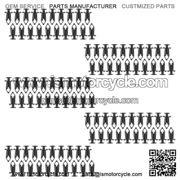 100 Fender Rivet Clips for Polaris Sportsman 500 / Sportsman 570 800 7661855 For: Polaris Sportsman 570 - Image 3