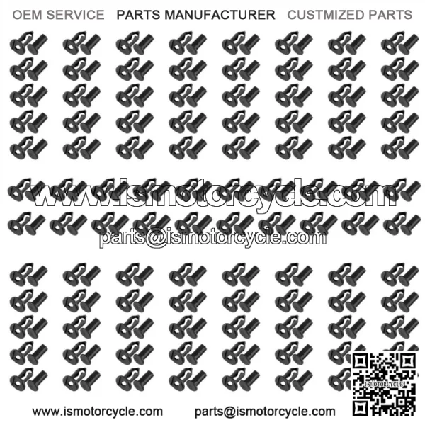 100 Fender Rivet Clips for Polaris Sportsman 500 / Sportsman 570 800 7661855 For: Polaris Sportsman 570 - Image 4