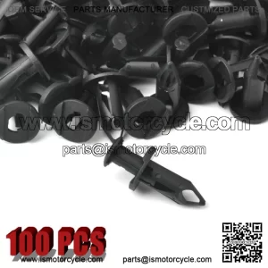 100pcs Fender Clips Body Rivets for Polaris Ranger TRX 400EX RZR XP 1000 Honda For: More than one vehicle