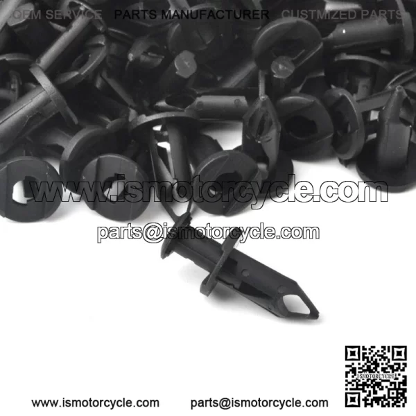 100pcs Fender Clips Body Rivets for Polaris Ranger TRX 400EX RZR XP 1000 Honda For: More than one vehicle - Image 2