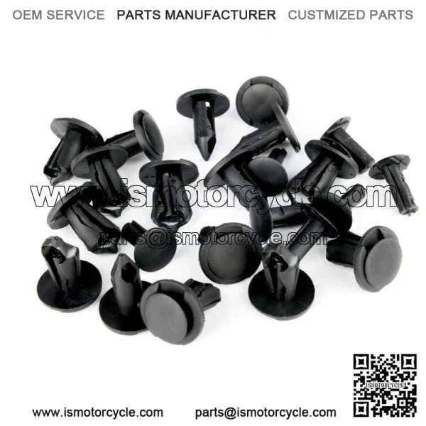 100pcs Fender Clips Body Rivets for Polaris Ranger TRX 400EX RZR XP 1000 Honda For: More than one vehicle - Image 3