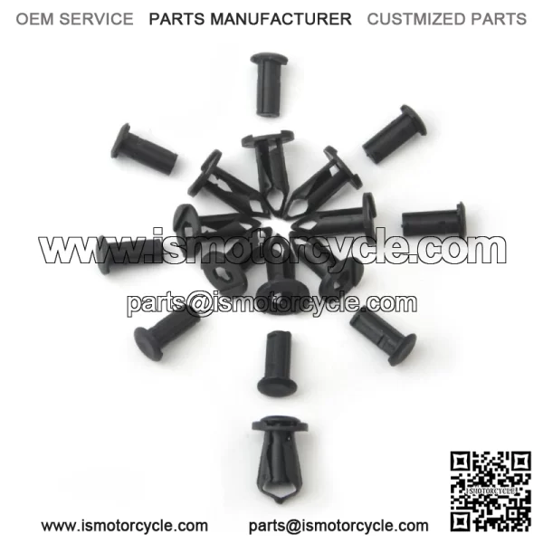100pcs Fender Clips Body Rivets for Polaris Ranger TRX 400EX RZR XP 1000 Honda For: More than one vehicle - Image 4