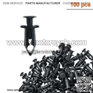 100x Fender Bumper Clips Body Rivets Push for UTV Honda Polaris RZR 900 1000 XP For: More than one vehicle