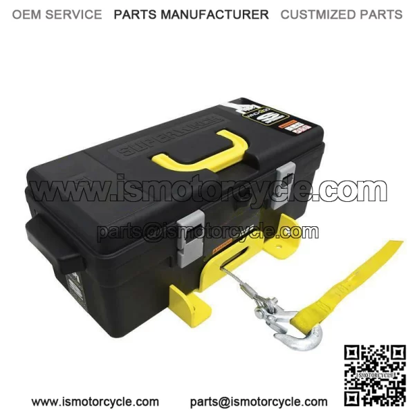 Winch2Go 12V Portable Winch 4000 LB Capacity With 50' Steel Rope - Image 3