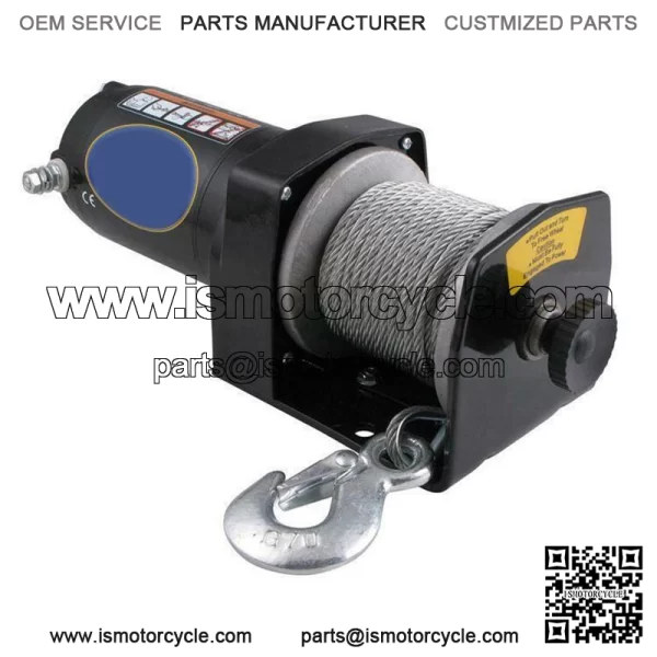 ATV/UTV Utility Winch 2,000 LB Capacity With 49' Steel Cable - Image 2