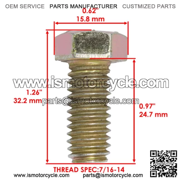 1910917 1765196 Deck Blade 17.87" & Bolt For Cub Cadet For MTD For Troy-Bilt - Image 3