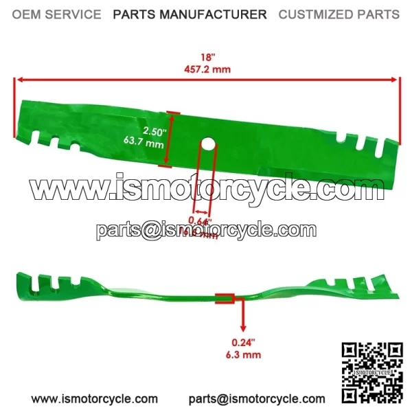 483317 482961 A48108 48108 482878 482462 482467 481707 Toothed Blade For Scag - Image 2