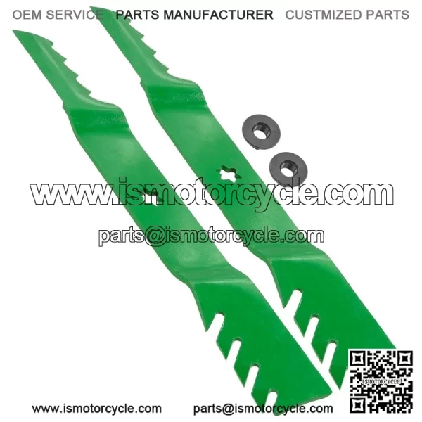 112-0315 1120315 42" Deck Blades w/ Nuts for Toro LX420 LX423 LX425 LX426 LX427 - Image 4